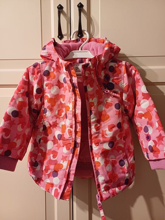 Kurtka zimowa dla dziewczynki 12-18 miesięcy