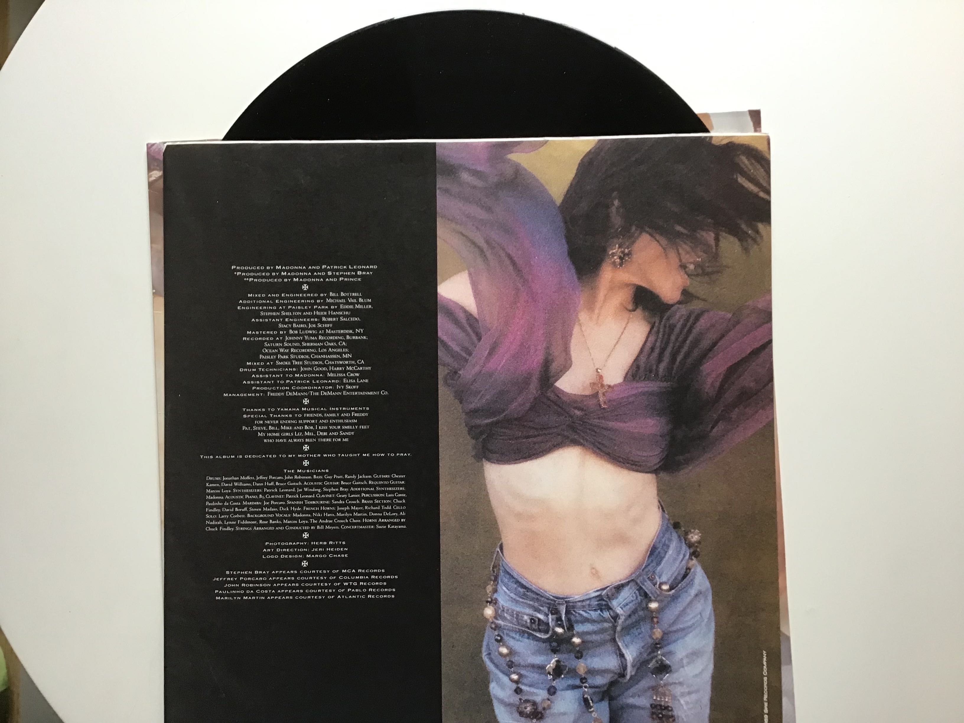 MADONNA Like a prayer vinyl