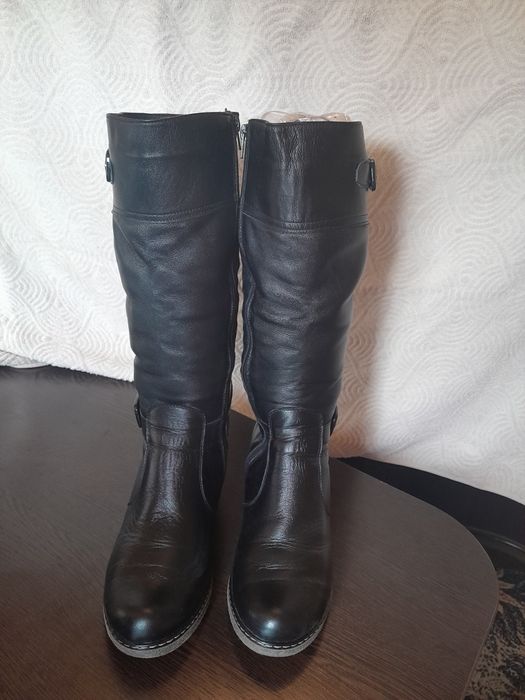 Продам сапоги зимові,натуральная шкіра