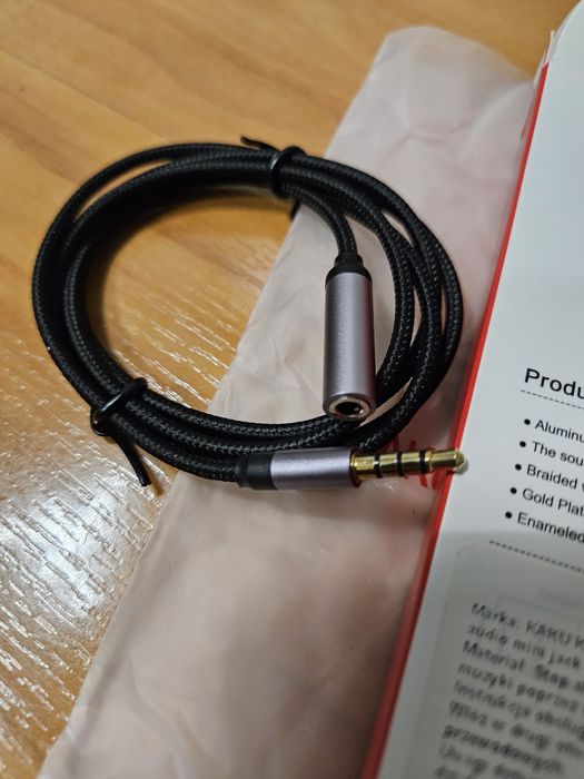 Przedłużacz słuchawki jack 3,5