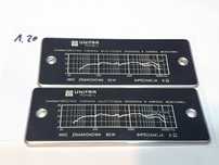Tabliczki ZG 60C 8OHM 60w Unitra Tonsil emblematy metalowe
