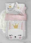 Dots Pillow komplet pościeli pościel dziecięcej 100x135 królik księżni
