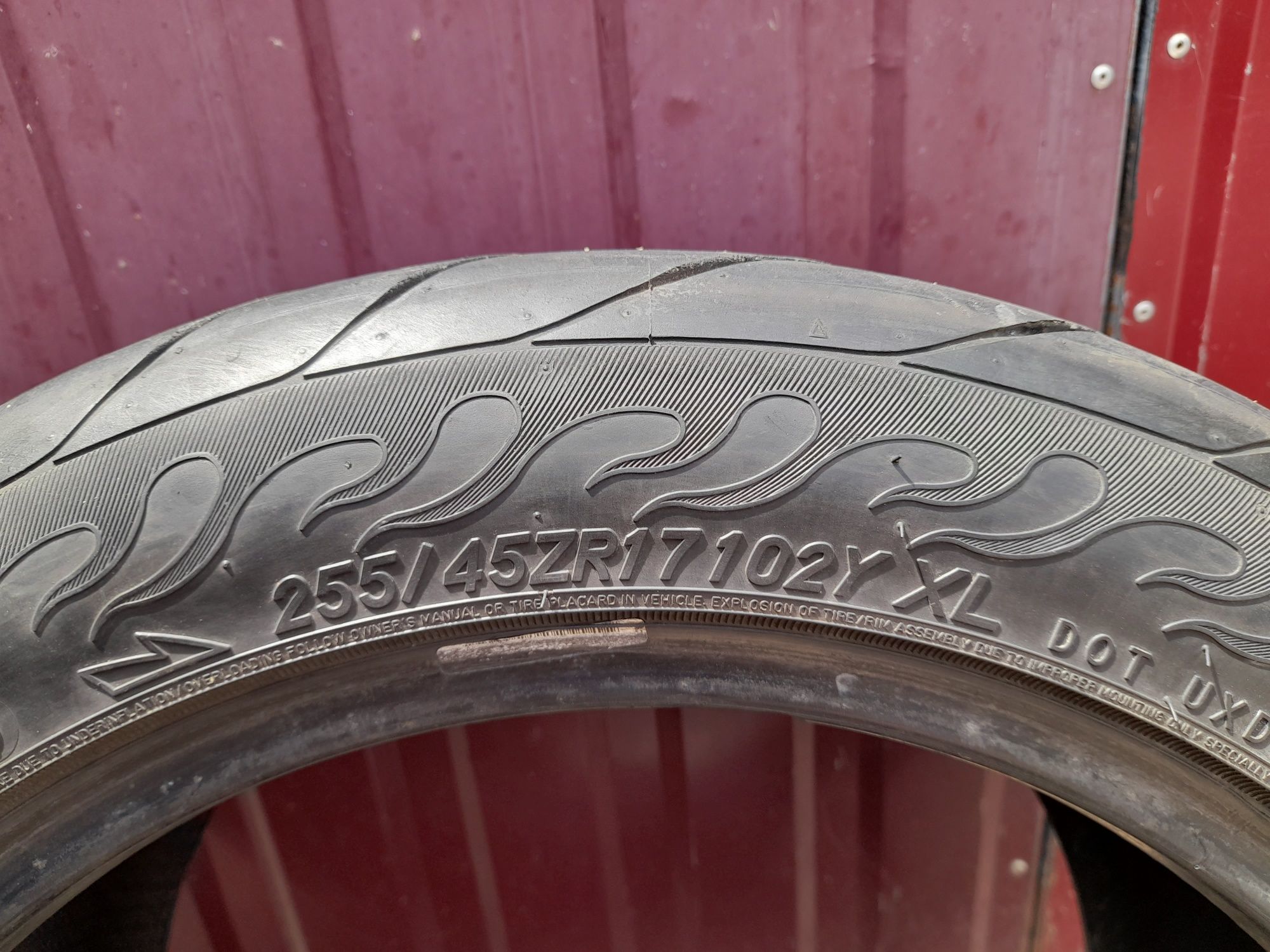 Продам гуму полусліки Federal 595 EVO 255/45 R17