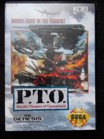 P.T.O. (Sega Genesis, полный комплект, оригинал) + Mortal Kombat 11