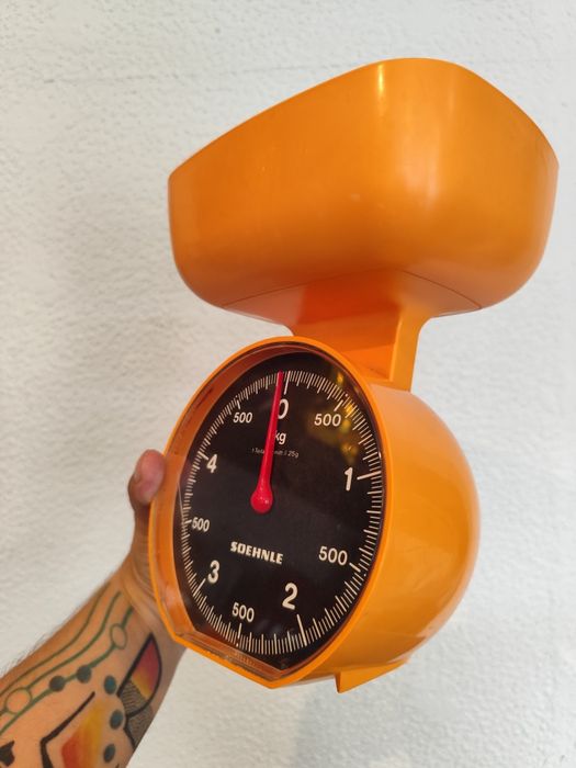 Waga space age vintage retro prl lata 70