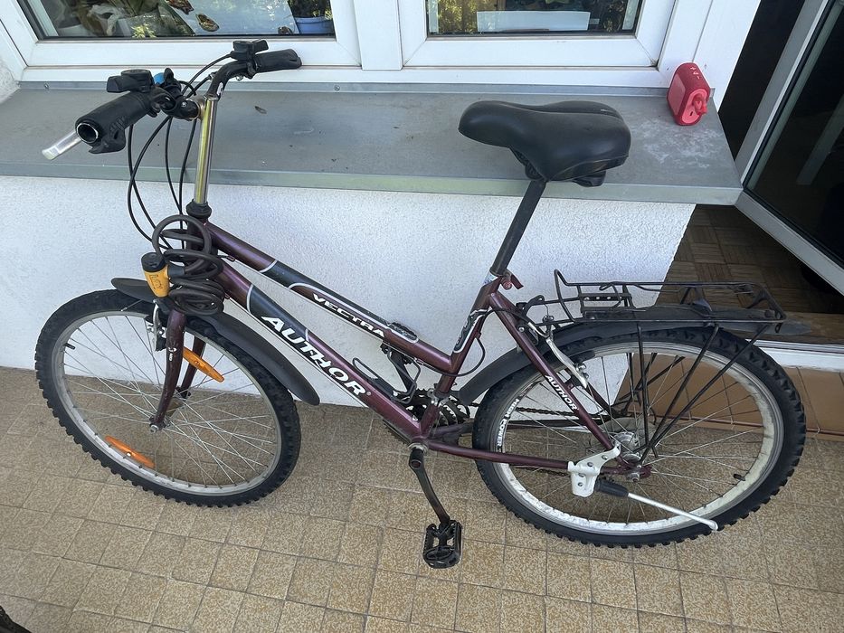 Rower AUTHOR VECTRA bordowy