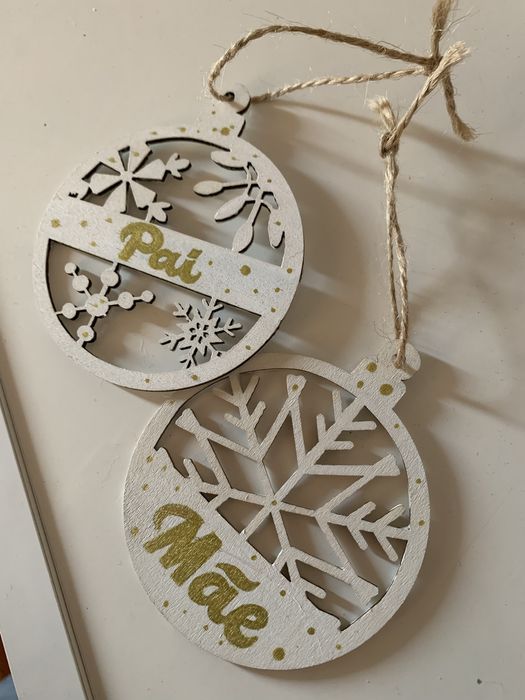 Enfeites de Natal personalizados