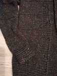 Kardigan sweter narzutka handmade robiony na drutach