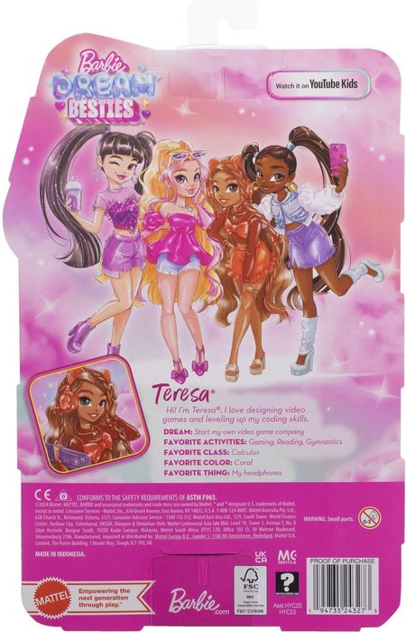 IBarbie Dream Besties Teresa Lalka i akcesoria