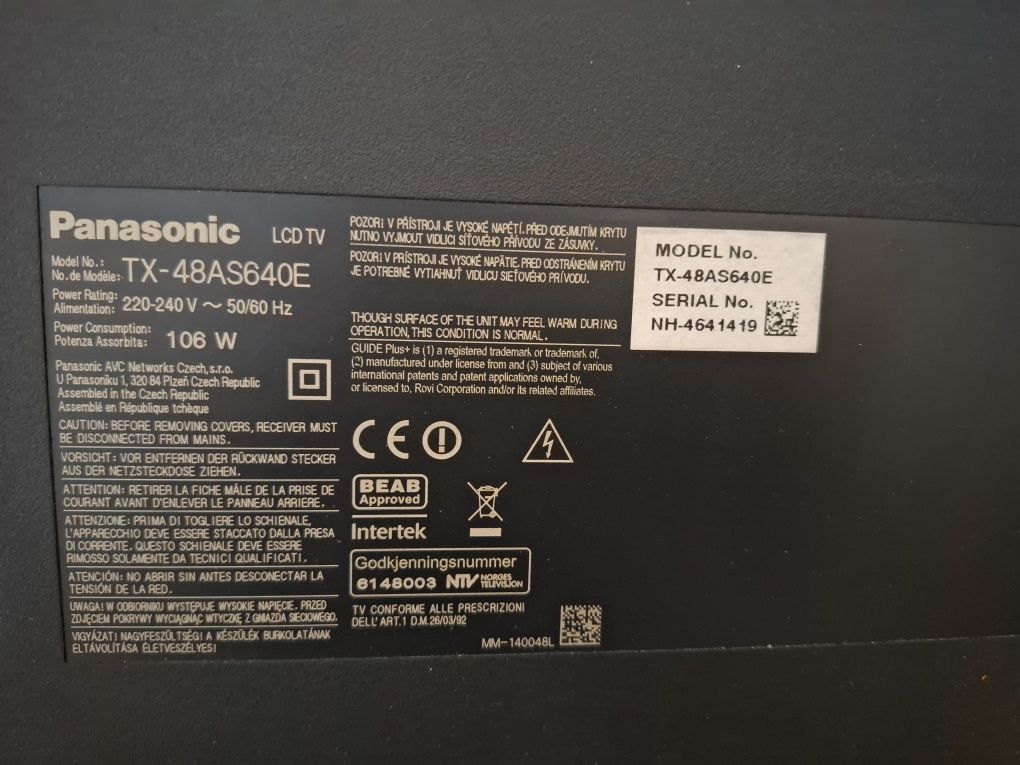 Telewizor Panasonic SMART AS 640
