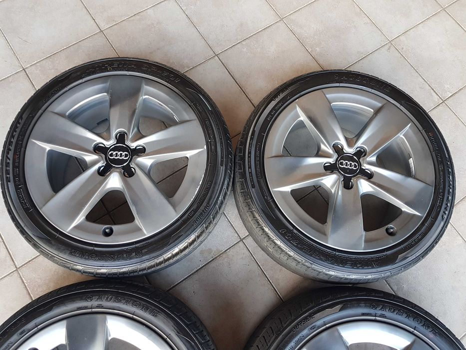 Koła letnie Audi A3 8P 7,5x17 et56 opony Athena 225/45/17 z 2022