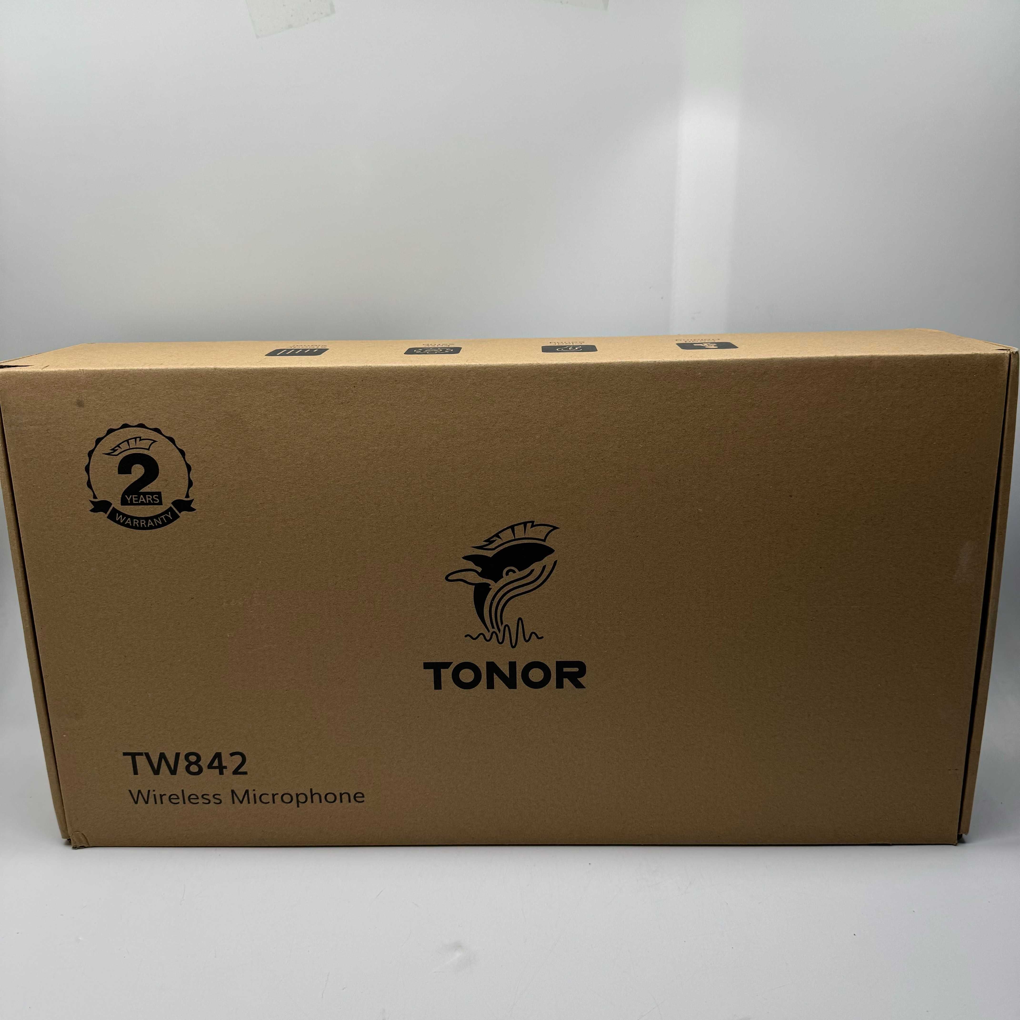 System mikrofonów bezprzewodowych TONOR TW842 UHF z nadajnikami Body