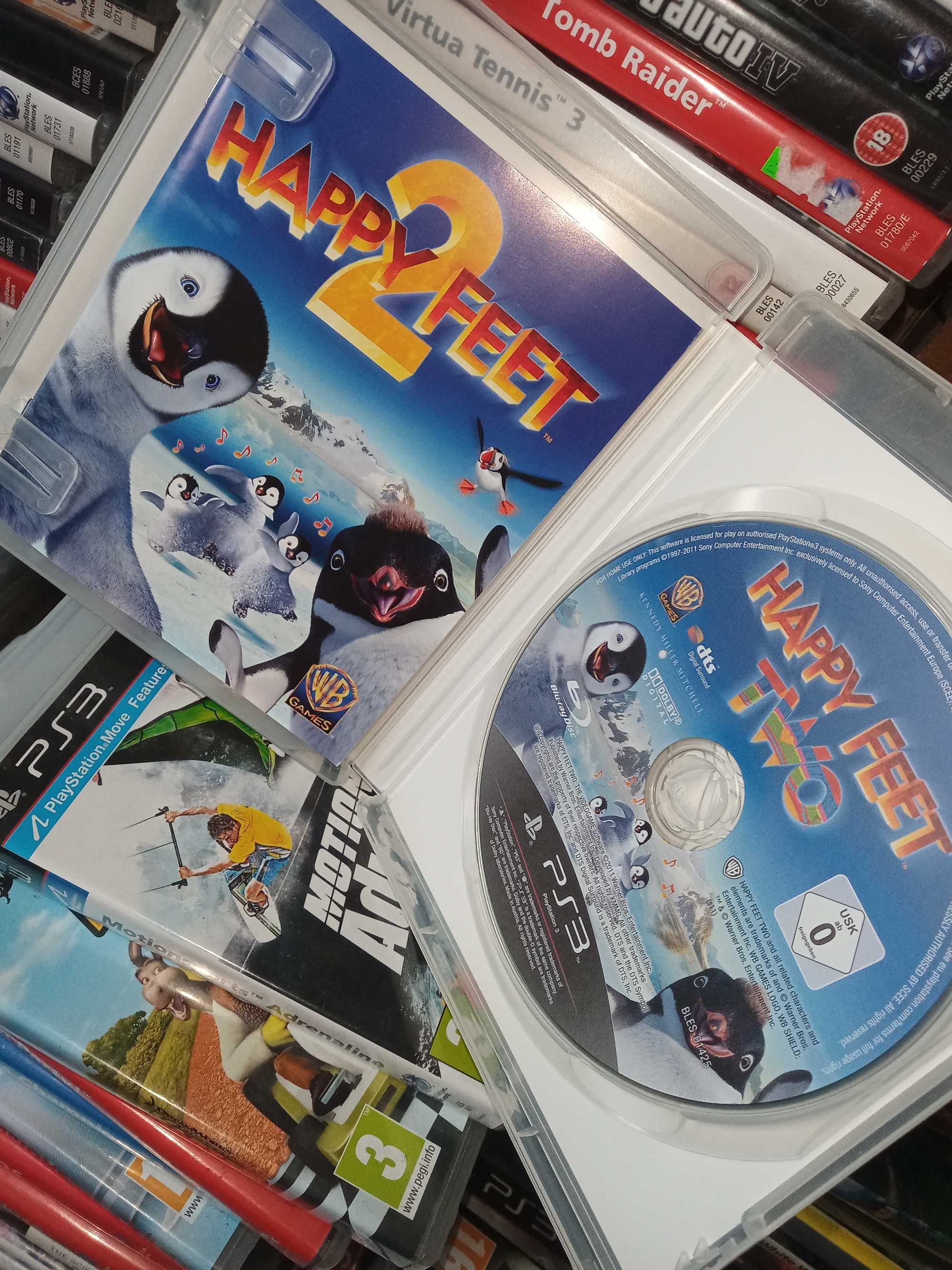 + Happy Feet 2 + gra na PS3 , dla dzieci, tupot stóp