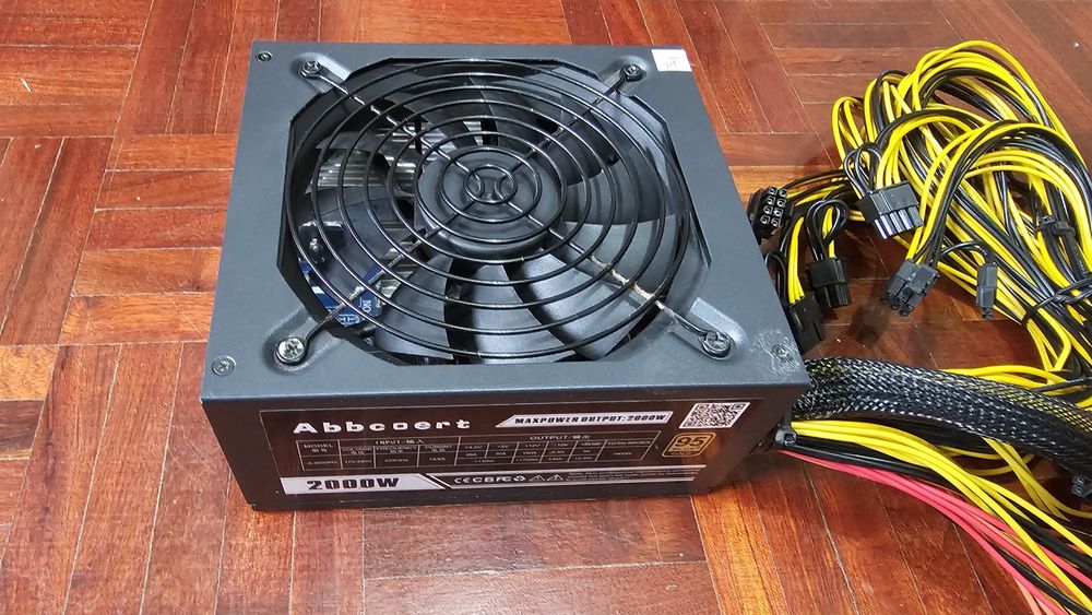 Fonte 2000w + Torre ATX + GTX 1660 super