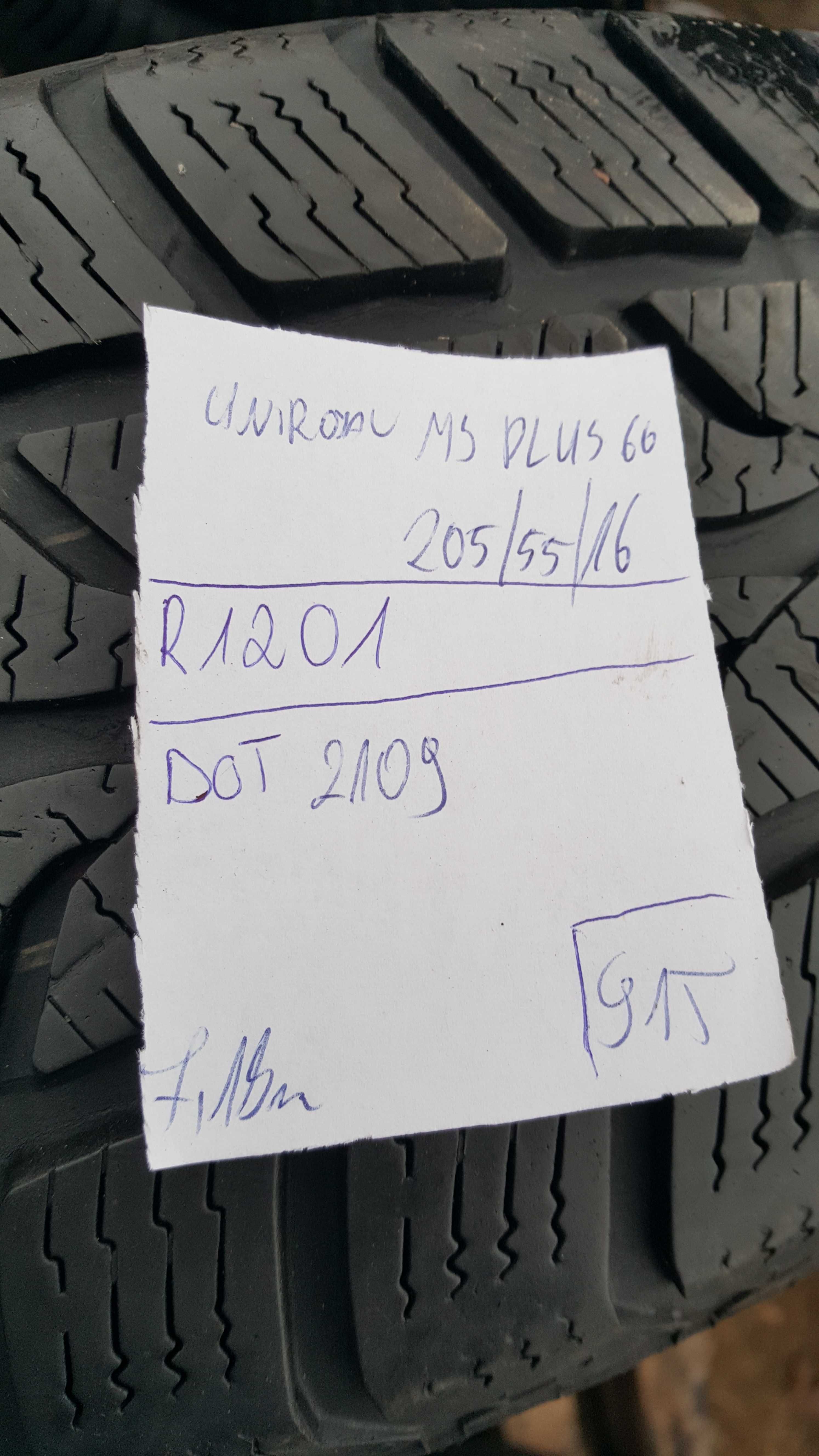 Uniroyal 205/55 r16 MS Plus 66 /// 7,2mm!!!