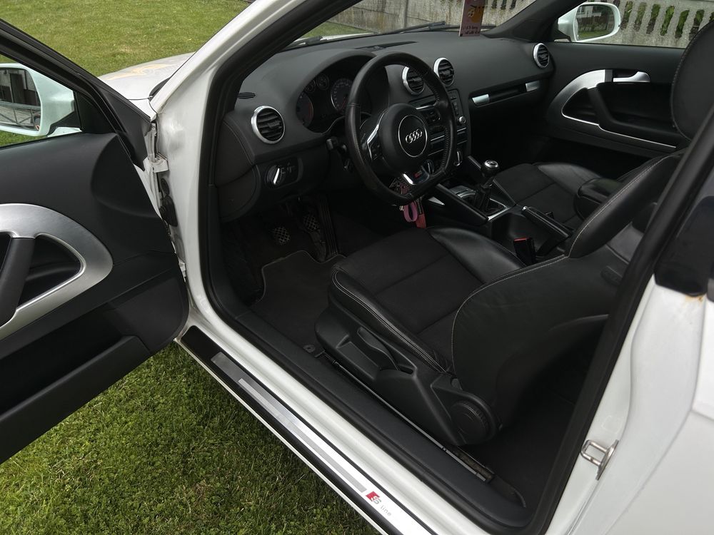 Biala Audi a3 s-line 2011