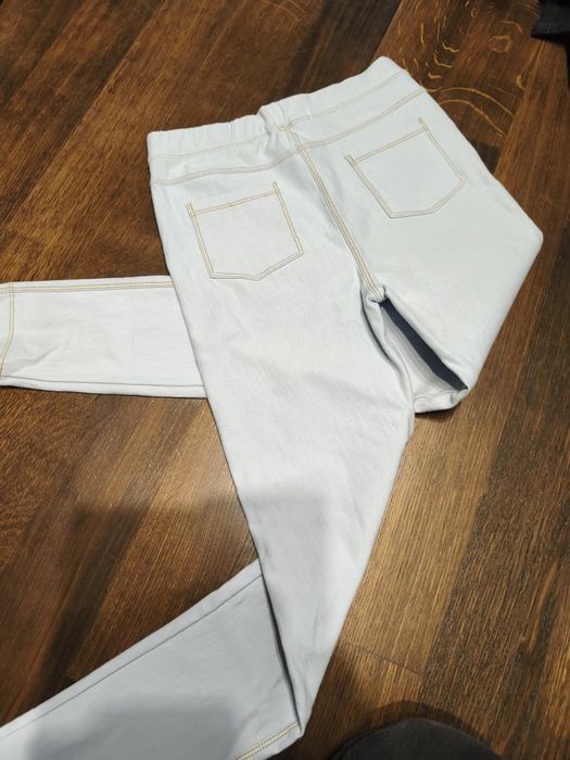 SPODNIE Jegginsy jasne 146-152