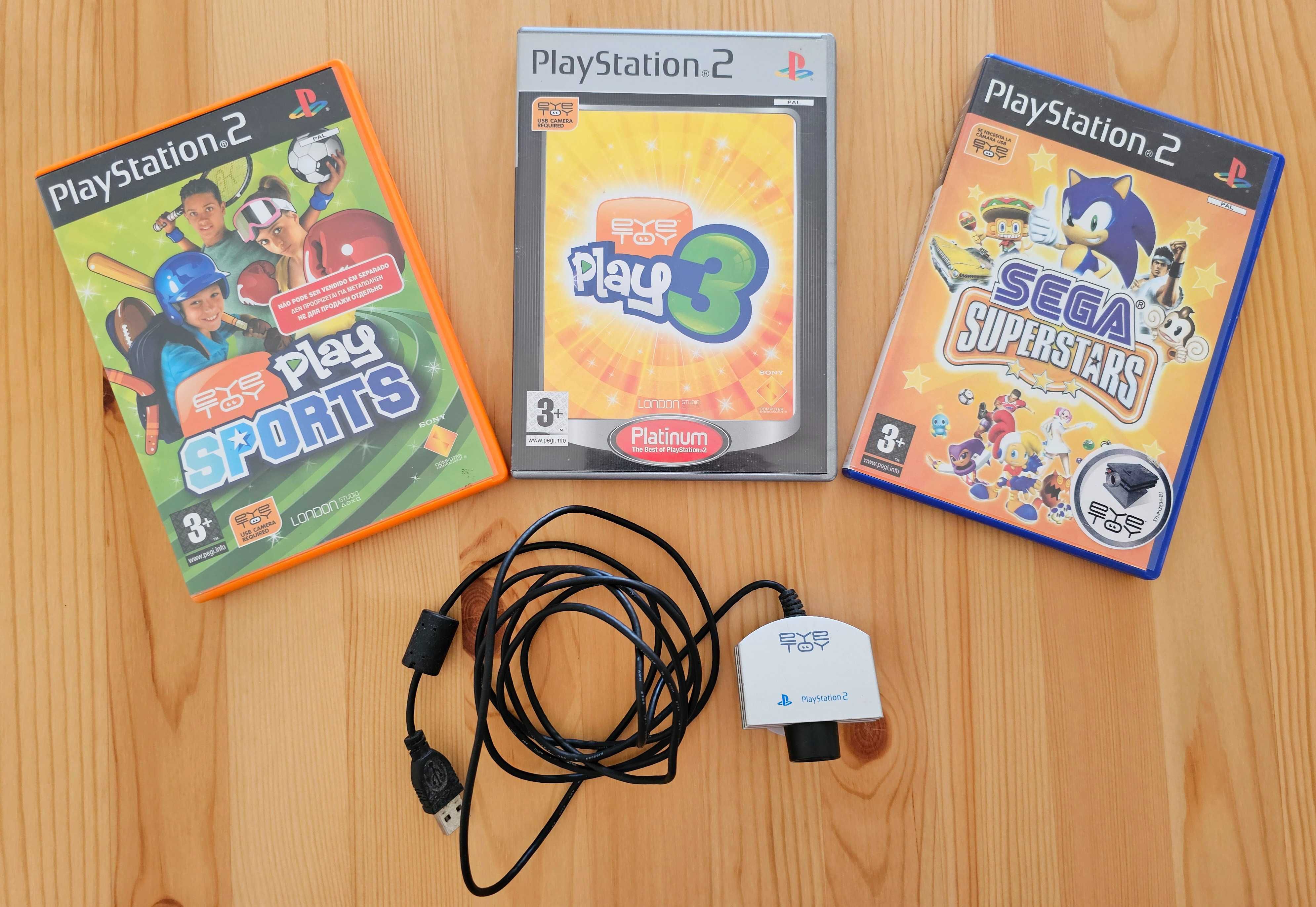 3 jogos com câmara eyetoy