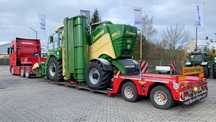 Transport kombajnów sieczkarni opryskiwaczy forwarder harvester TANIO!