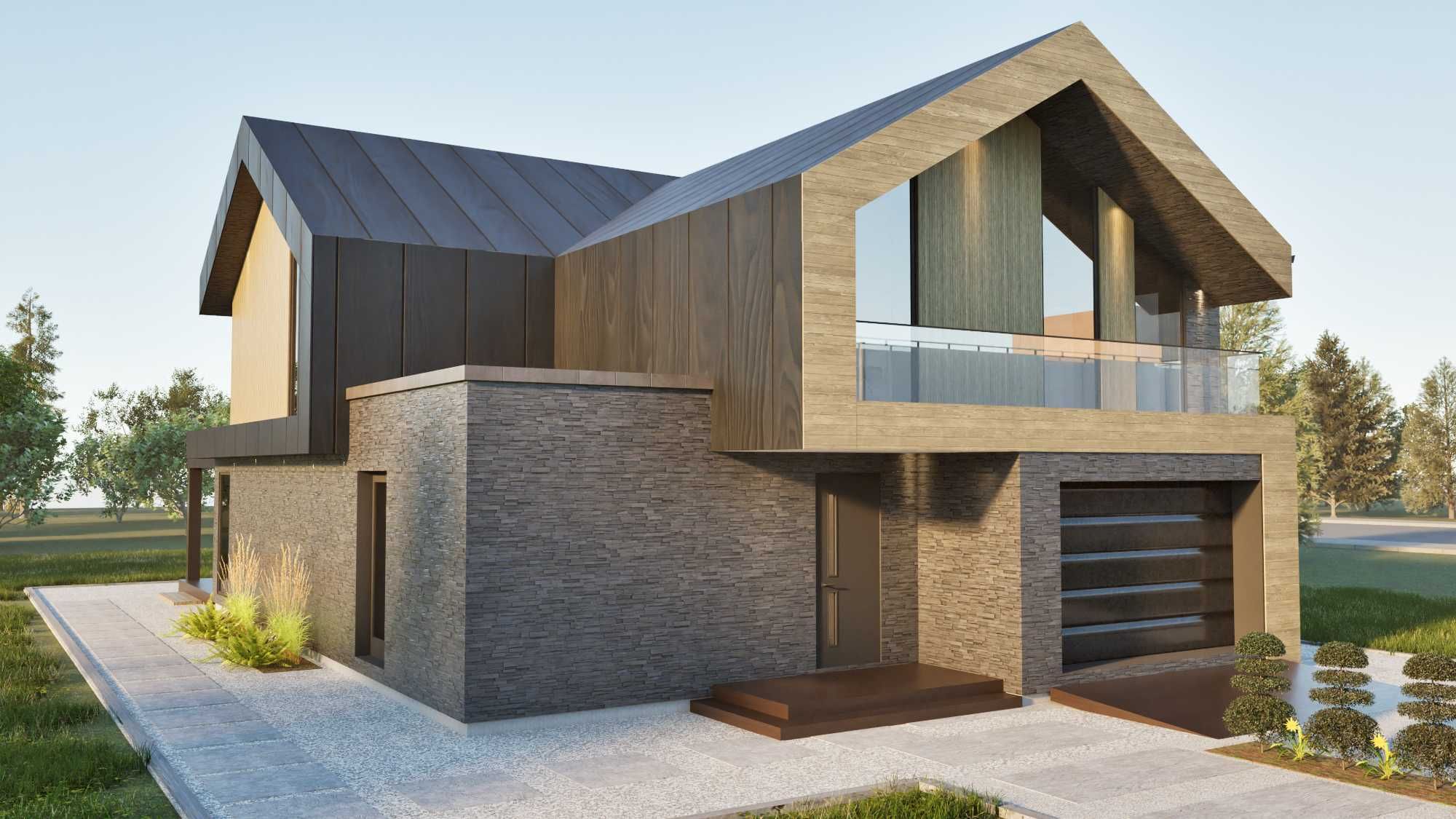 PROJEKT DOMU INDYWIDUALNY - Biuro Projektowe Architekt, projekty domów