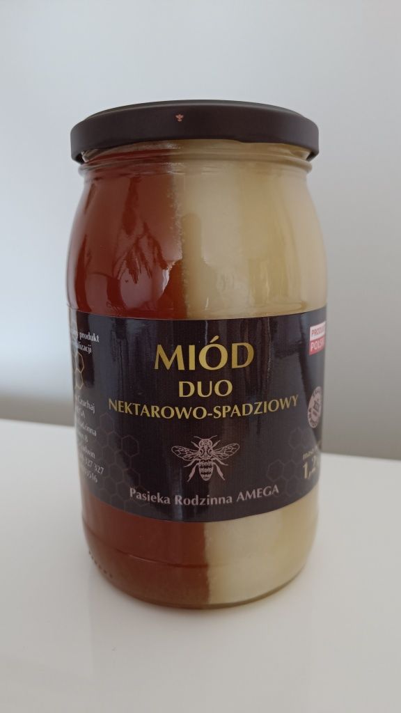 Miód DUO nektarowo-spadziowy 3x1,2 kg
