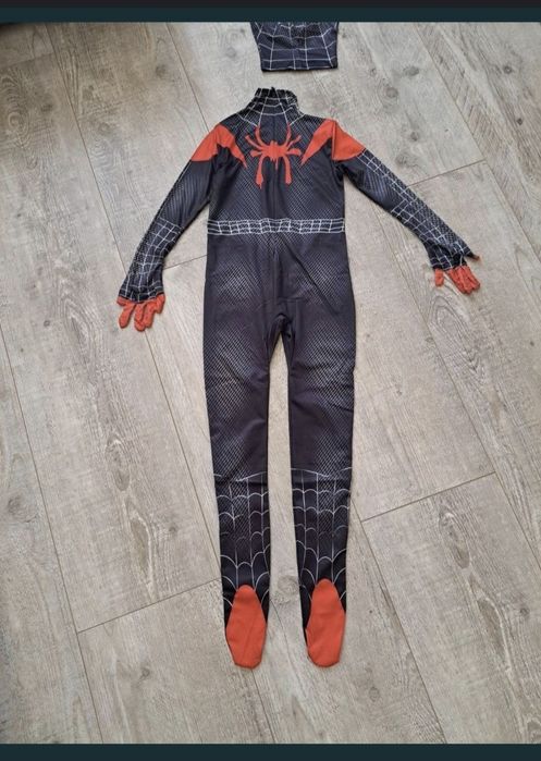 Rozm 122/128 (130) - Kostium Spider-Man - czarny/ czerwony