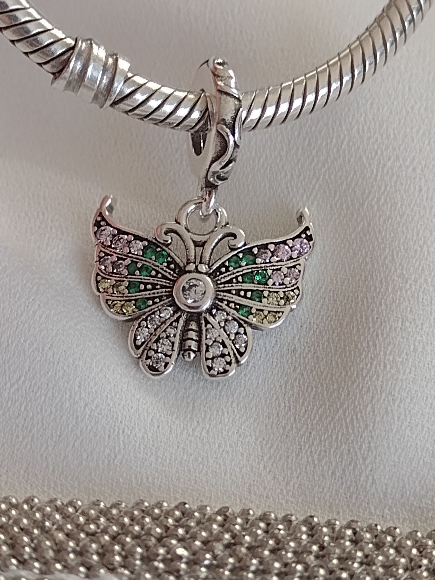 Motyl charms srebro s925