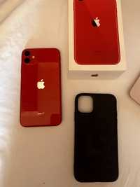 Iphone 11 Czerwony Super Stan Etui Kabel ładowarka szkło
