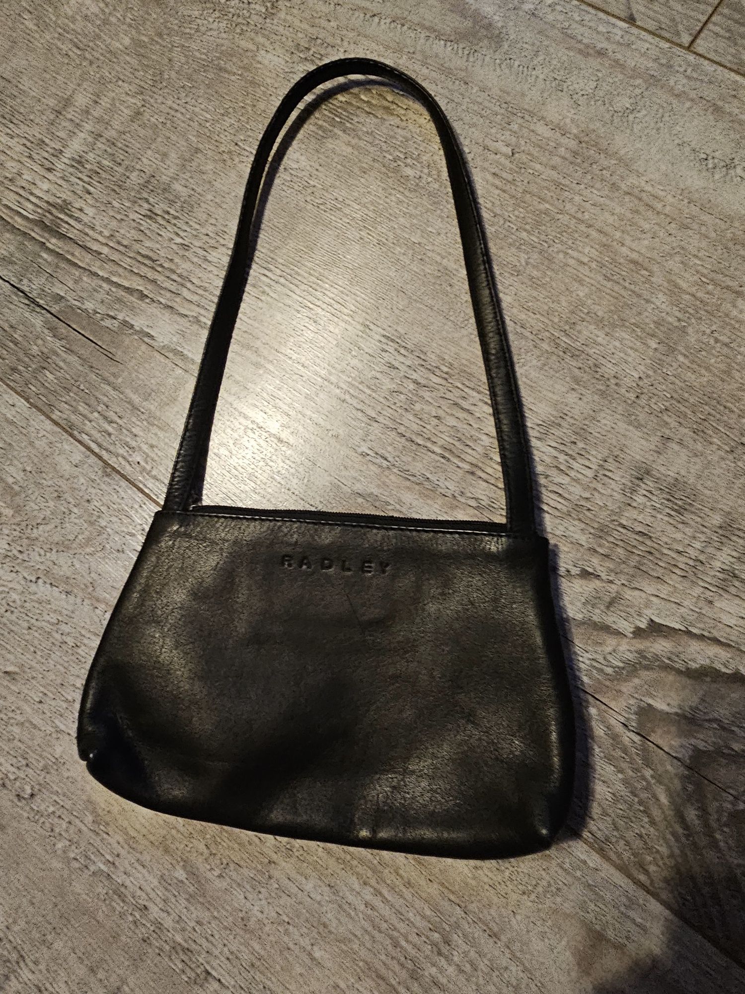 Radley torebka Black Leather Party Occasion Handbag Clutch