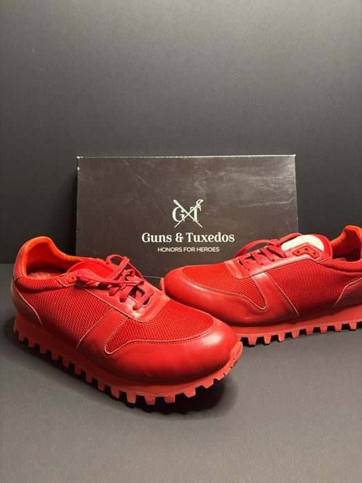 Limitowane Buty Guns'n Tuxedos  rozmiar 41 czerwone