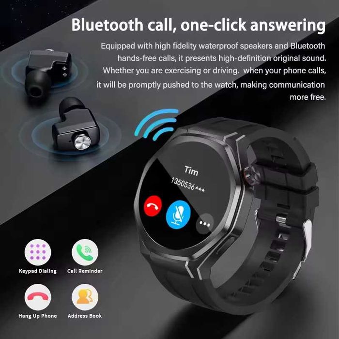 Смарт часы: DT WATCH5 ULTRA. NFC. GPS. Compass. Barometr.