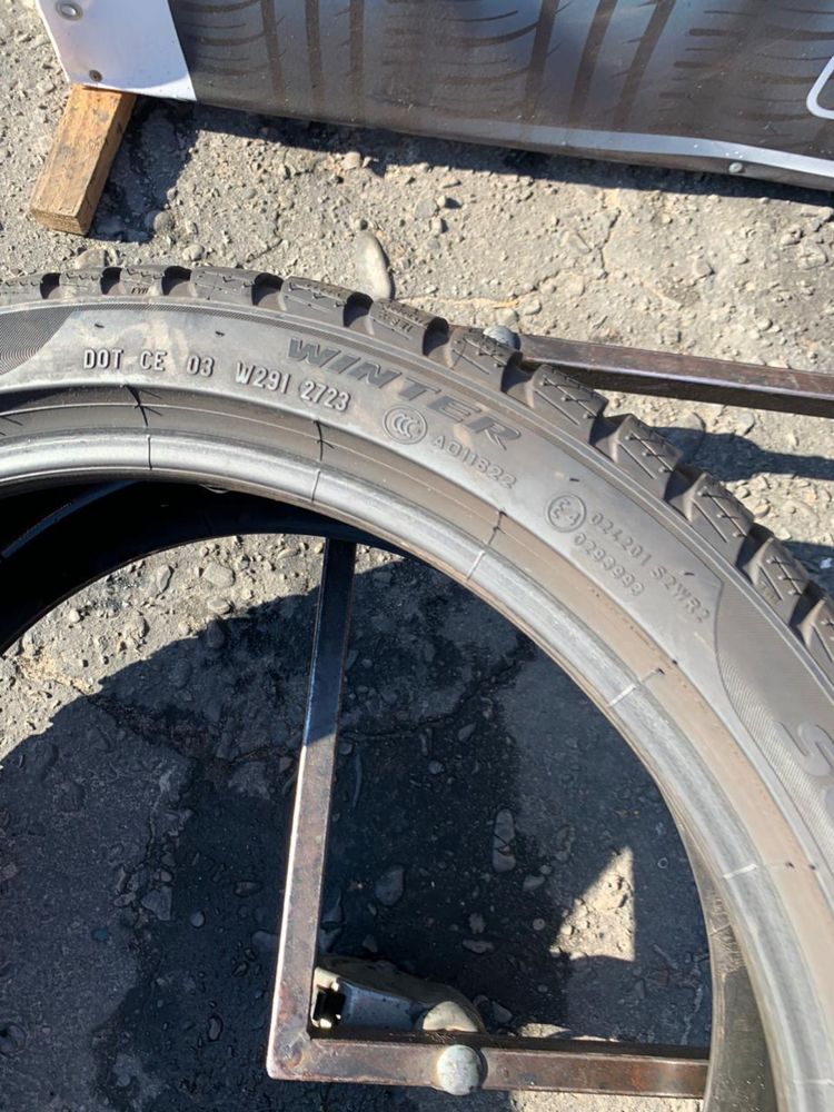 Шини 255/35 R19 пара Pirelli 6,5мм, зима, ранфлет