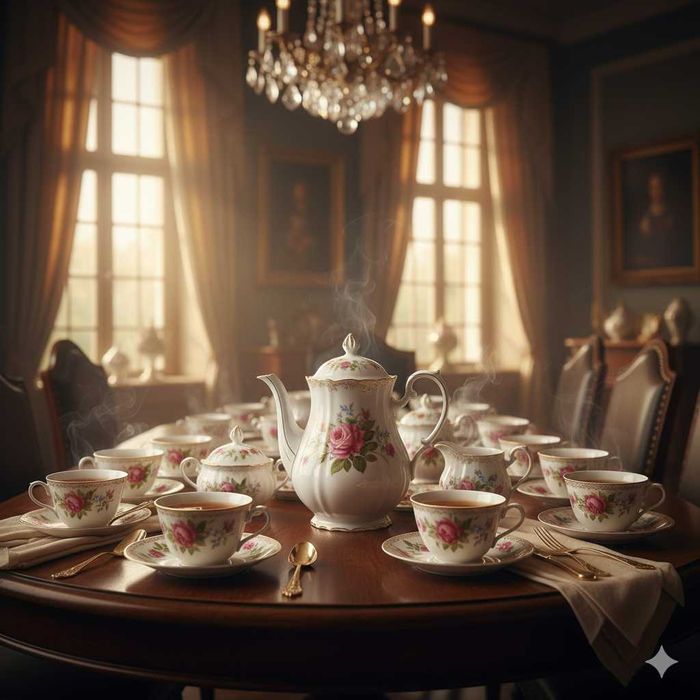 Serviço de Chá Porcelana Baviera