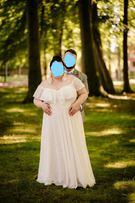 Suknia ślubna od Marty Trojanowskiej (suknieboho) rozmiar 50/52