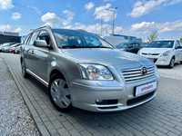 Toyota Avensis 1.8 benz129KM/ podg. siedzenia/ Climatronic/ Hak/ Gwarancja/ Opłacony