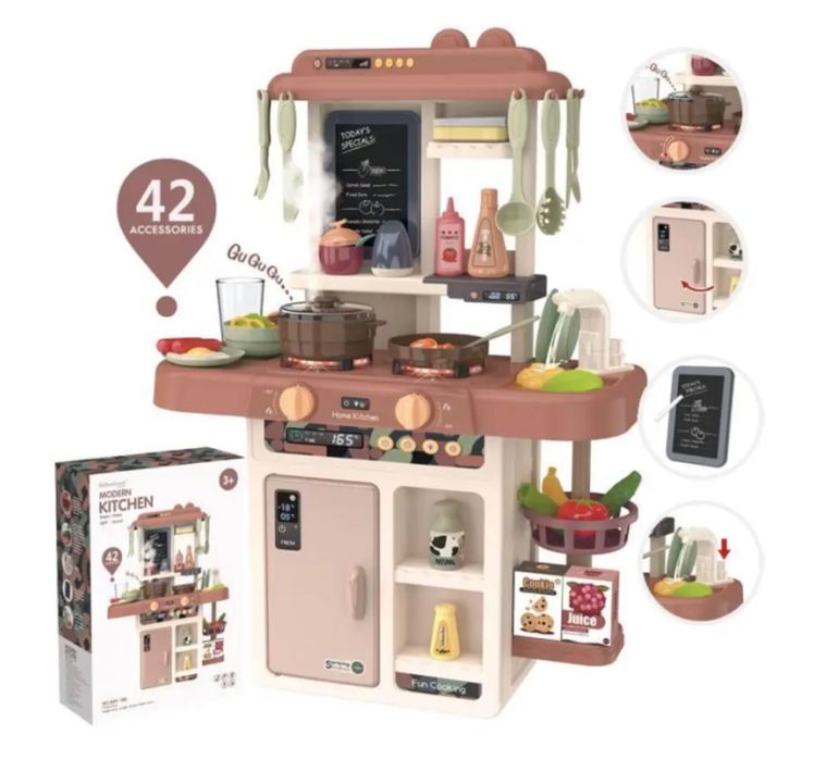 АКЦІЯ!! Дитяча кухня з водою і паром Limo Toy