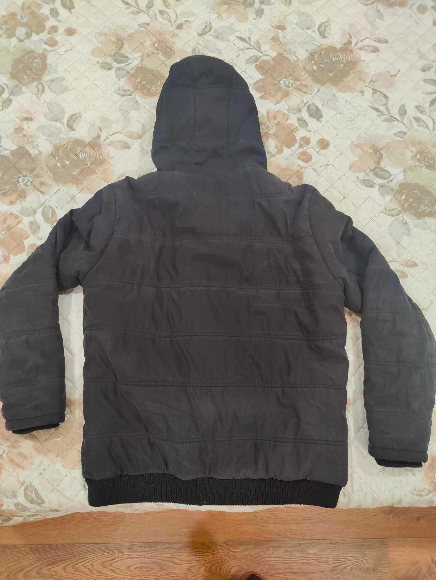 Casaco de capuz Jack Jones XL preto