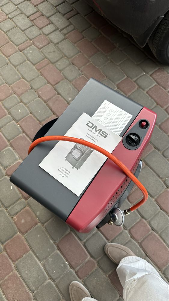Газовий обігрівач 4,2 кВт, автономний конвектор DMS KGH-08, Red