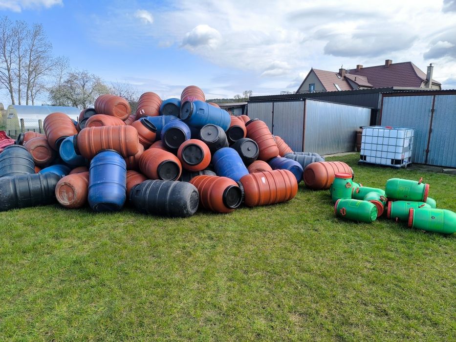 Beczki 220l po produktach spożywczych