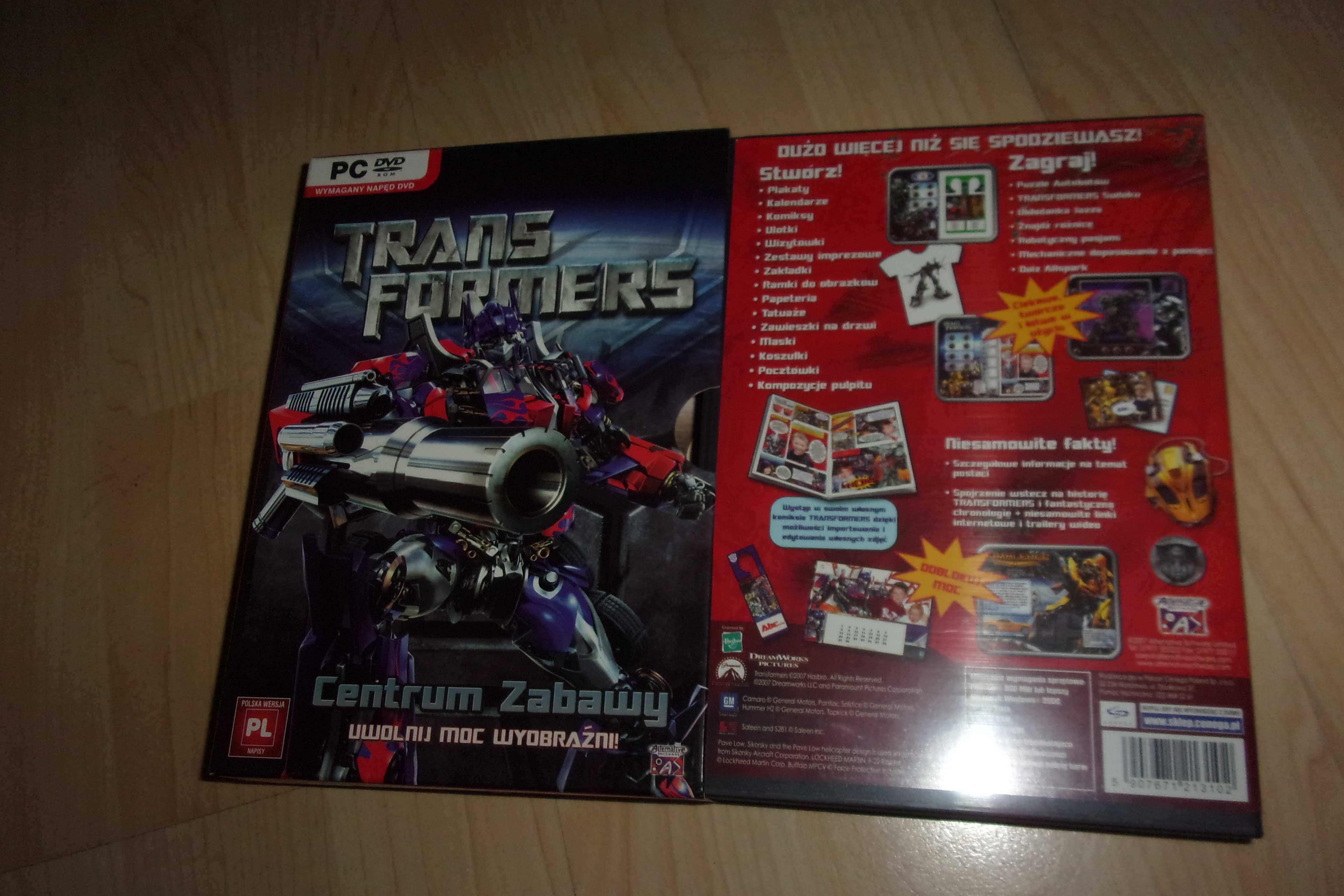 transformers centrum zabawy pc