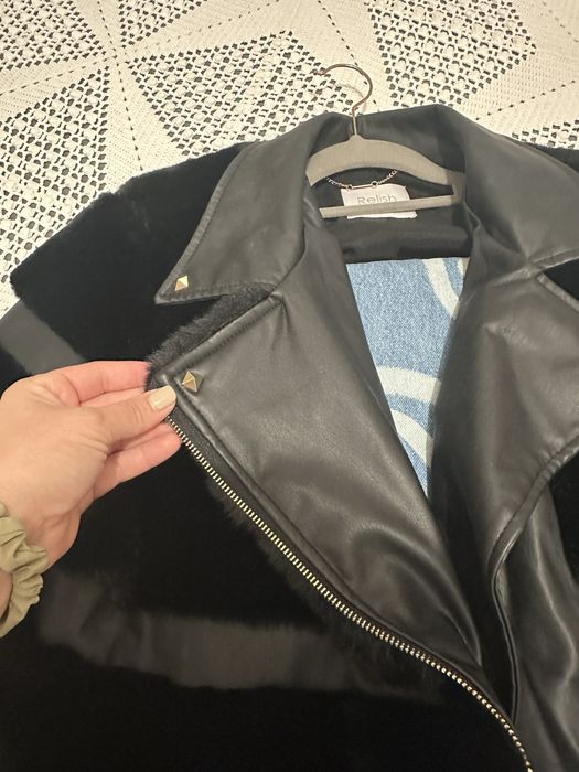 Casaco de inverno preto relish tamanho M/L