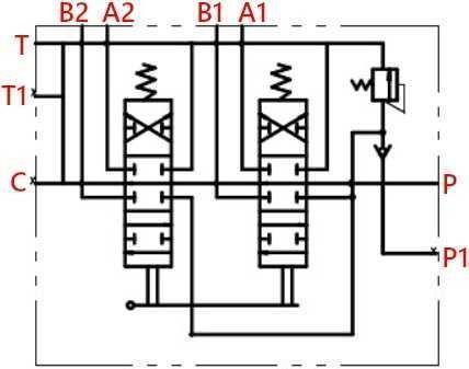 Rozdzielacz Hydrauliczny 2 SEK 40L Na Joystick [1721]