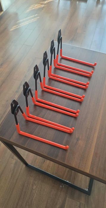 Hak Uchwyt Ścienny Wieszak na narzędzia ogrodowe 6 szt.