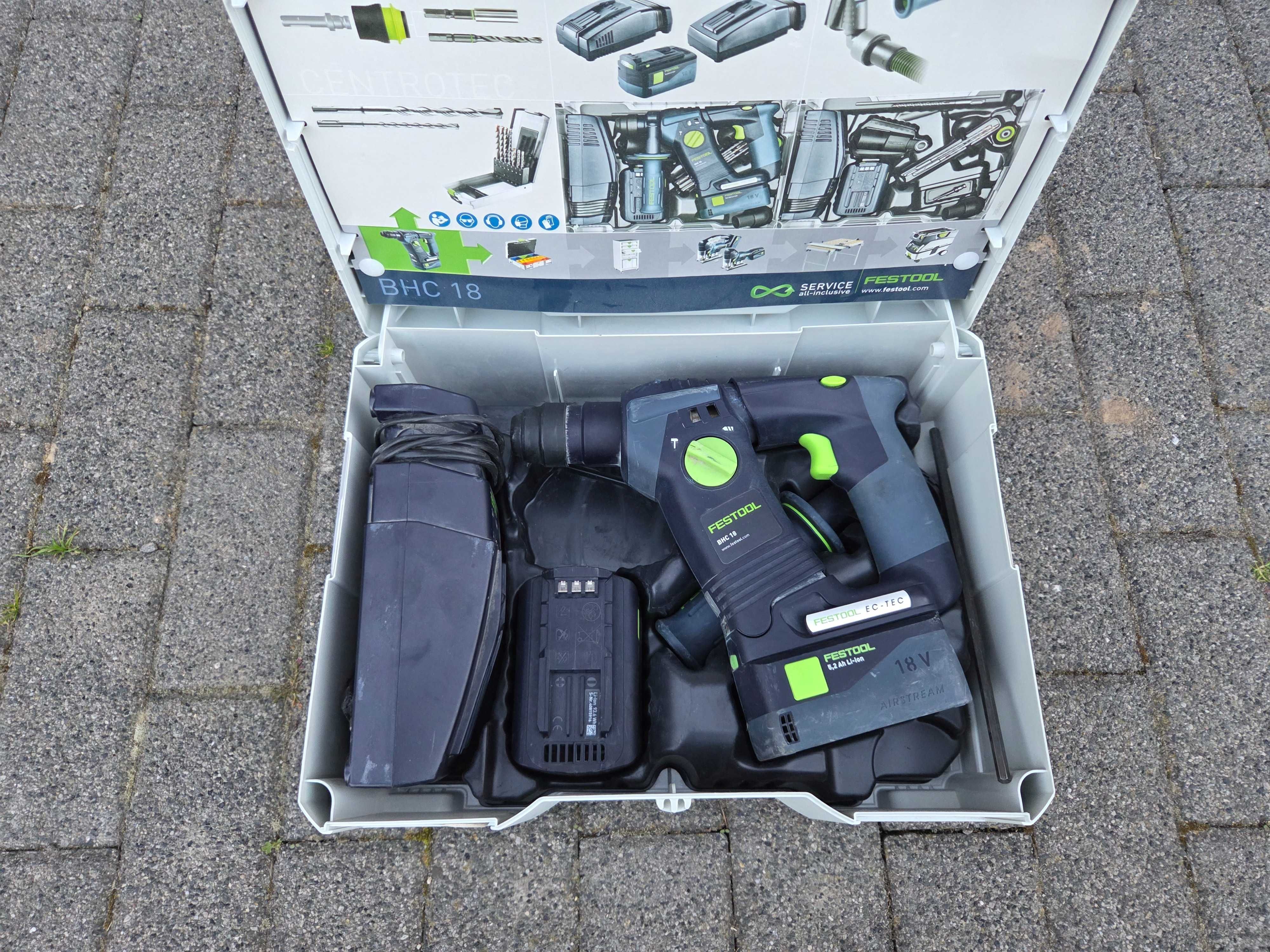 Młotowiertarka akumulatorowa Festool BHC 18 SDS plus 5,2 Ah