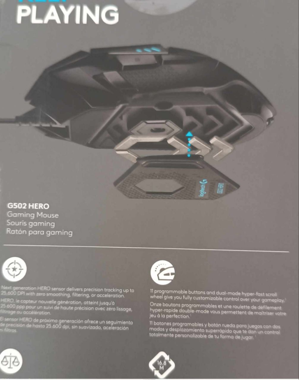 Ігрова миша Logitech G502 HERO
Ціна: 1700 грн

Продаю нову ігрову мишу