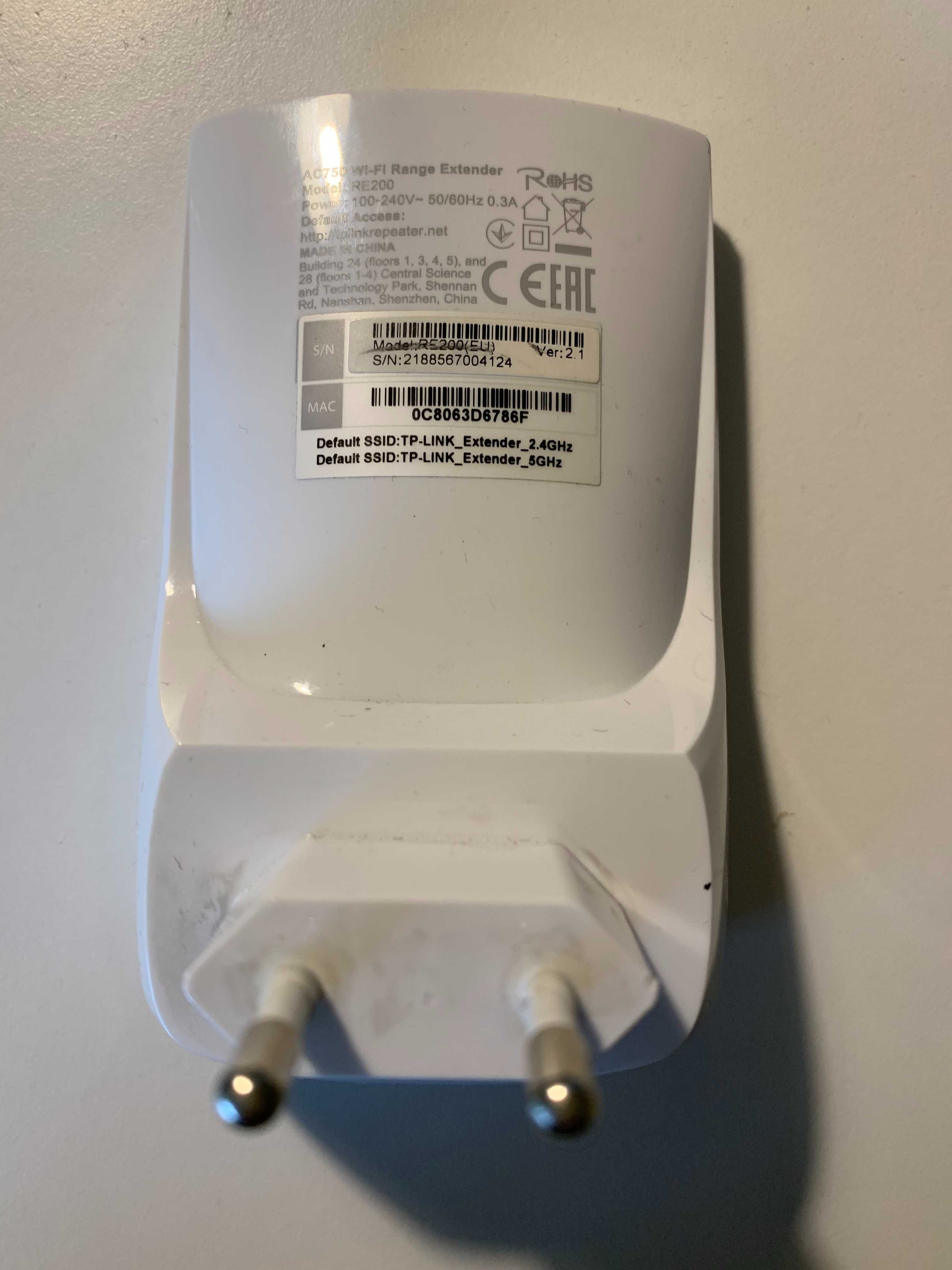 Repetidor Sinal Tp-Link Re200 Ac750