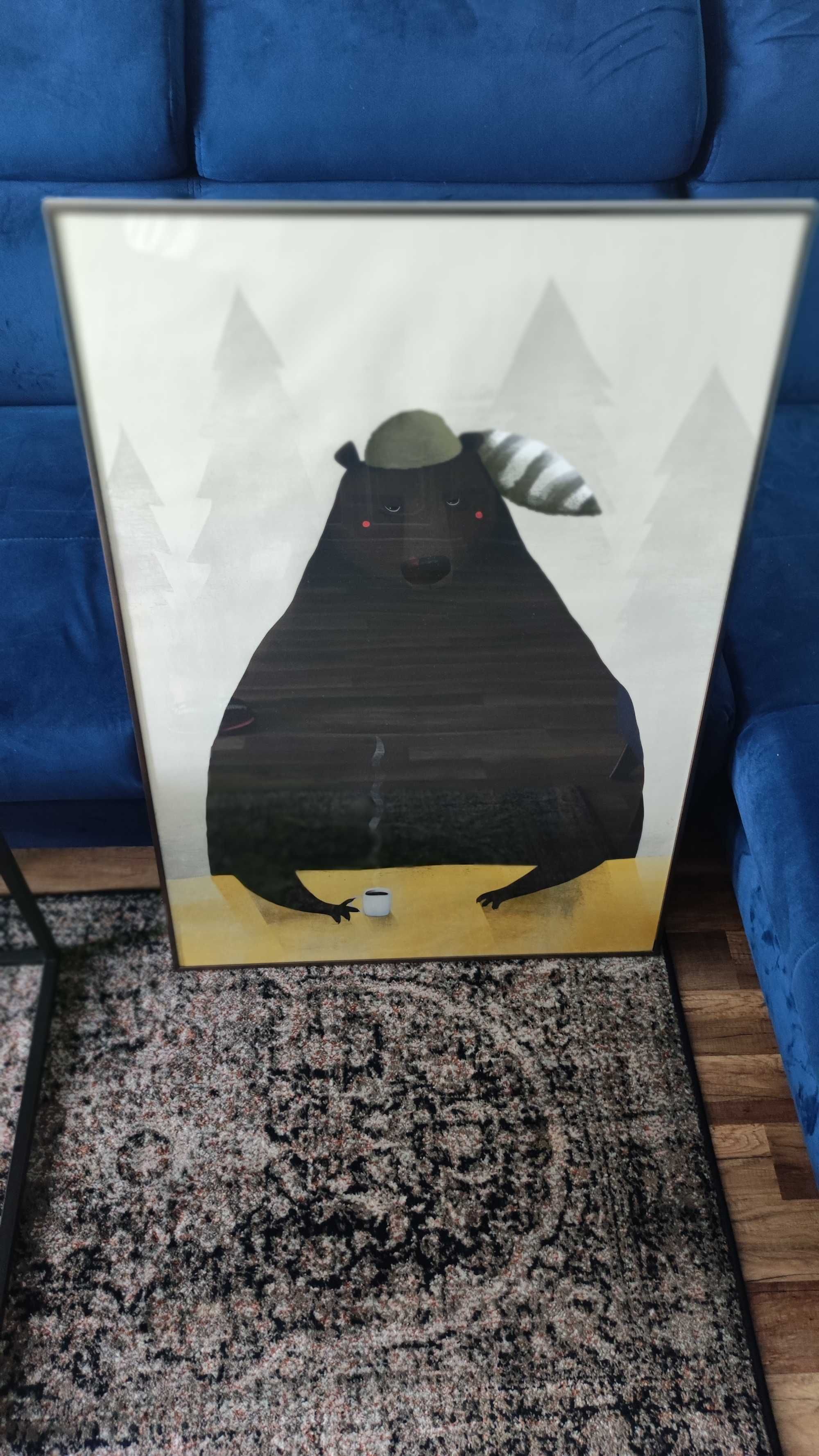 Plakat Ana Rudak, "Bear" 100x70cm