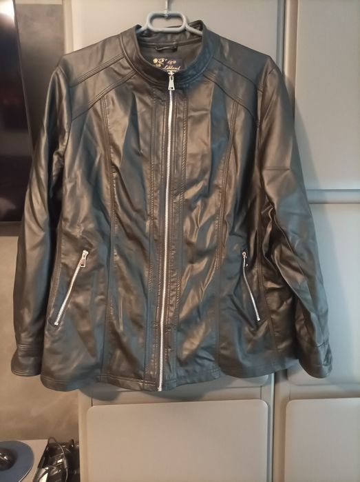 Ramoneska kurtka z eko skóry nowa bez metek, duża