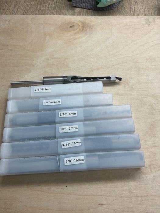 Komplet wierteł kwadrat