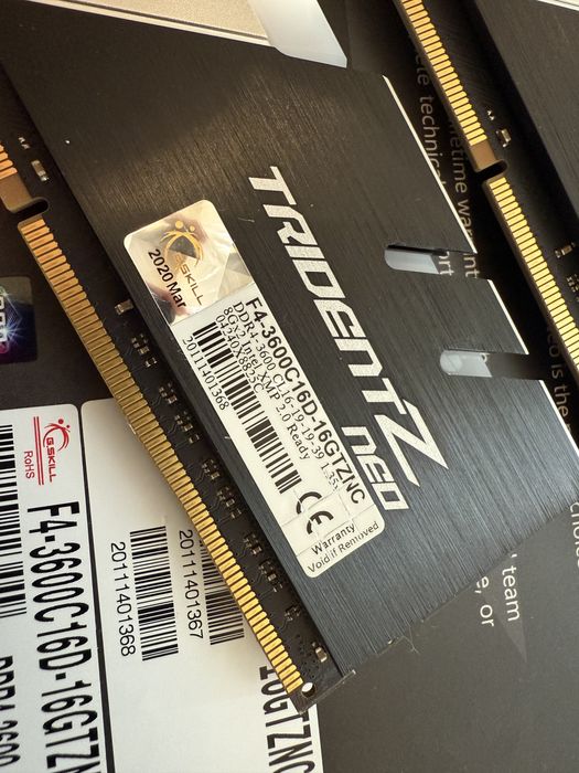 G.SKILL Trident Z Neo DDR4 16GB 2x8GB 3600Mhz CL16 cmp 2.0